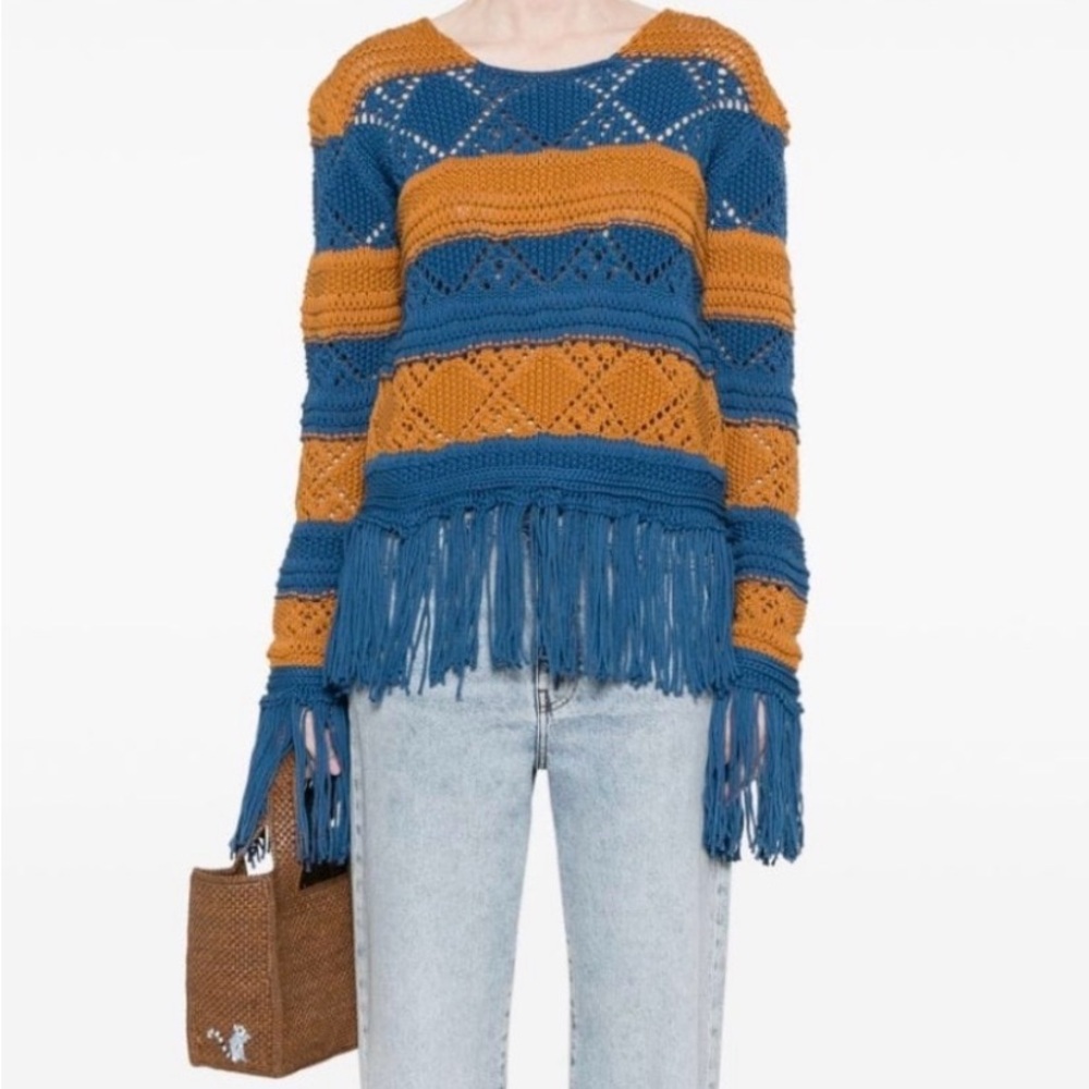 LA DoubleJ Playa Sweater Blue Petrol Sweater L - Picture 2 of 9